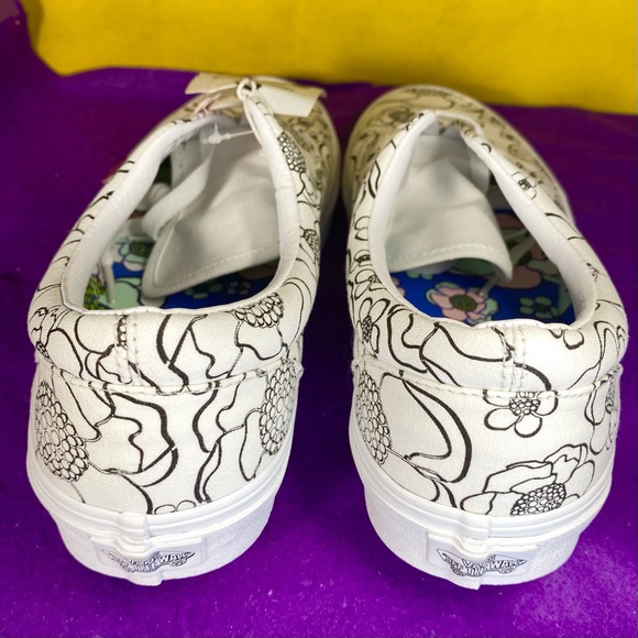 Vans Off the Wall Create UR Color Floral Men’s 10 - Picture 4 of 10